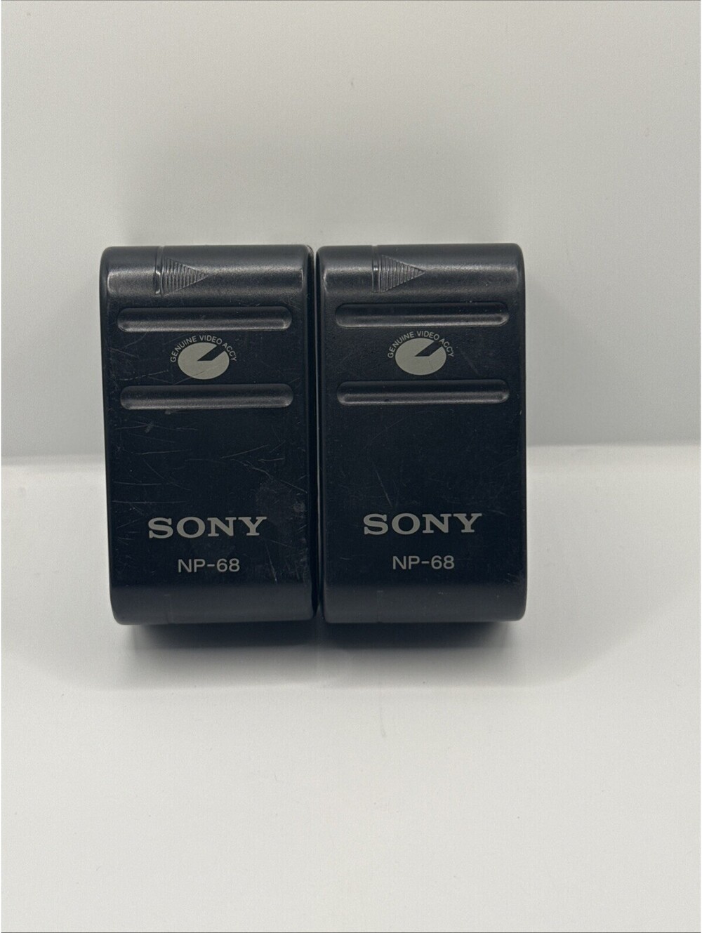 Sony NP-68 Camcorder Rechargeable Battery, 1800mAh UNTESTED Lot Of 2